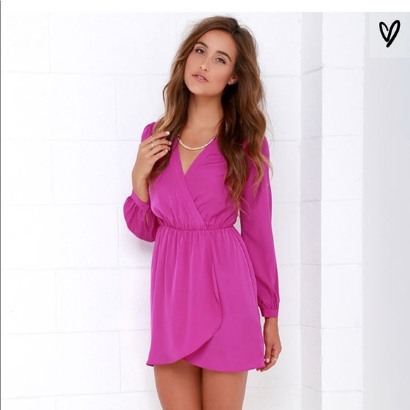 Lulus Dresses & Skirts - Lulus | Pink Wrap Dress